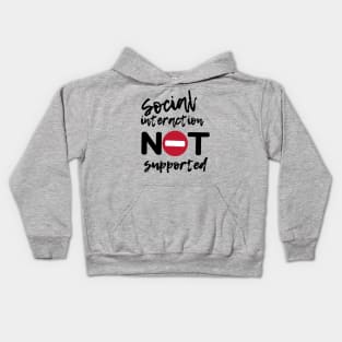 Social distancing Kids Hoodie